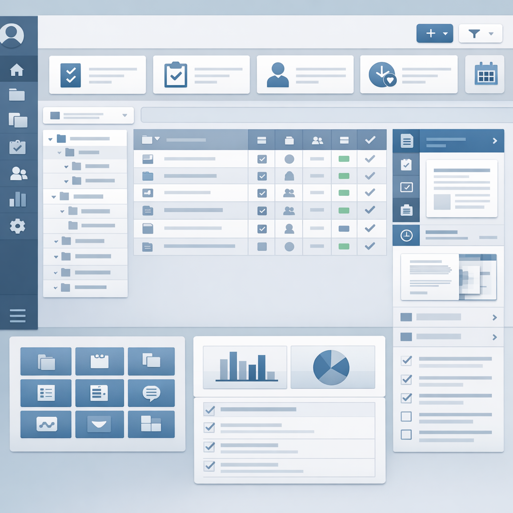 Organized audit-ready training documentation system interface